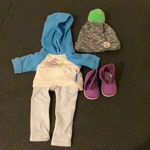 American girl doll cold weather outfit